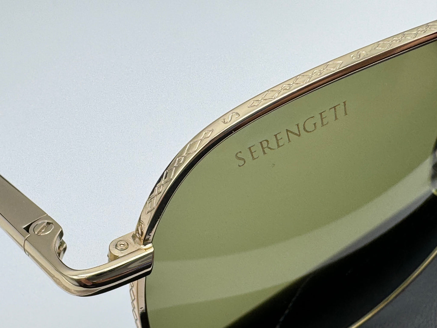Serengeti HAYWOOD Small SS 55mm 544003  Light Light Gold 555nm Polarized Italy NEW