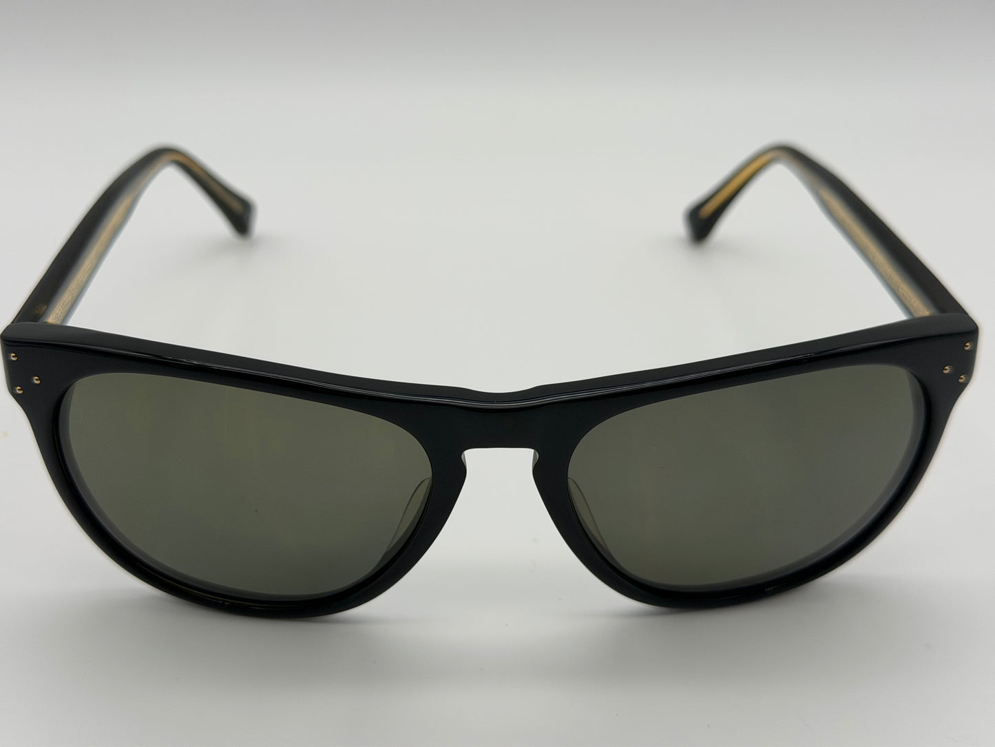 Oliver Peoples Daddy B. 58mm 1st Gen OV 5091S 4590 Black Gold / Green Japan Preowned