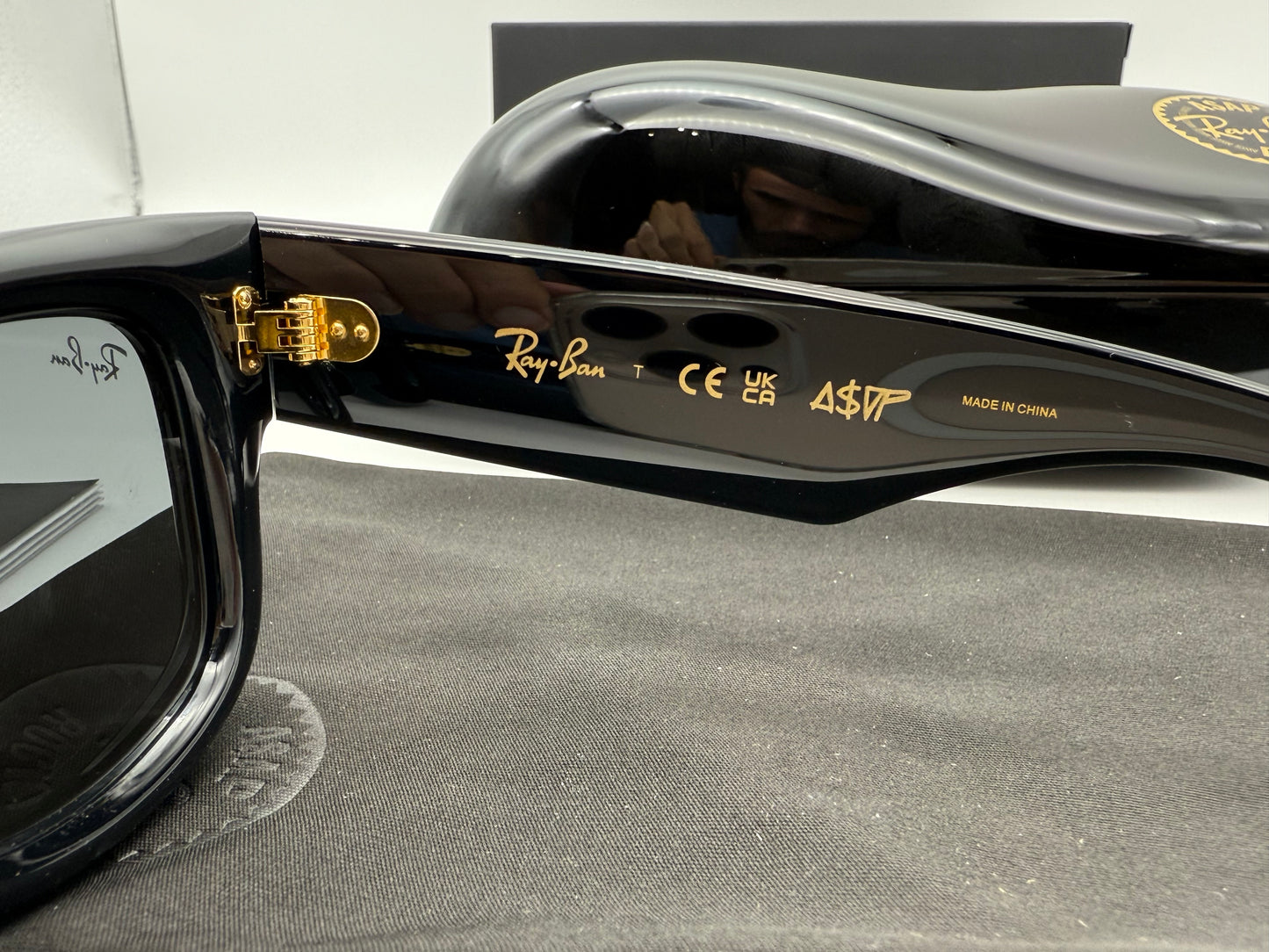 Ray-Ban Wayfarer Puffer ASAP Rocky 47mm Black / Ultra Black 601 / 87 NEW