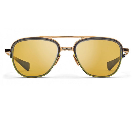 DITA Rikton 54mm Type 402 BROWN WITH PHOTOCHROMATIC AMBER Black Gold DTS117-54-01-Z Japan Preowned