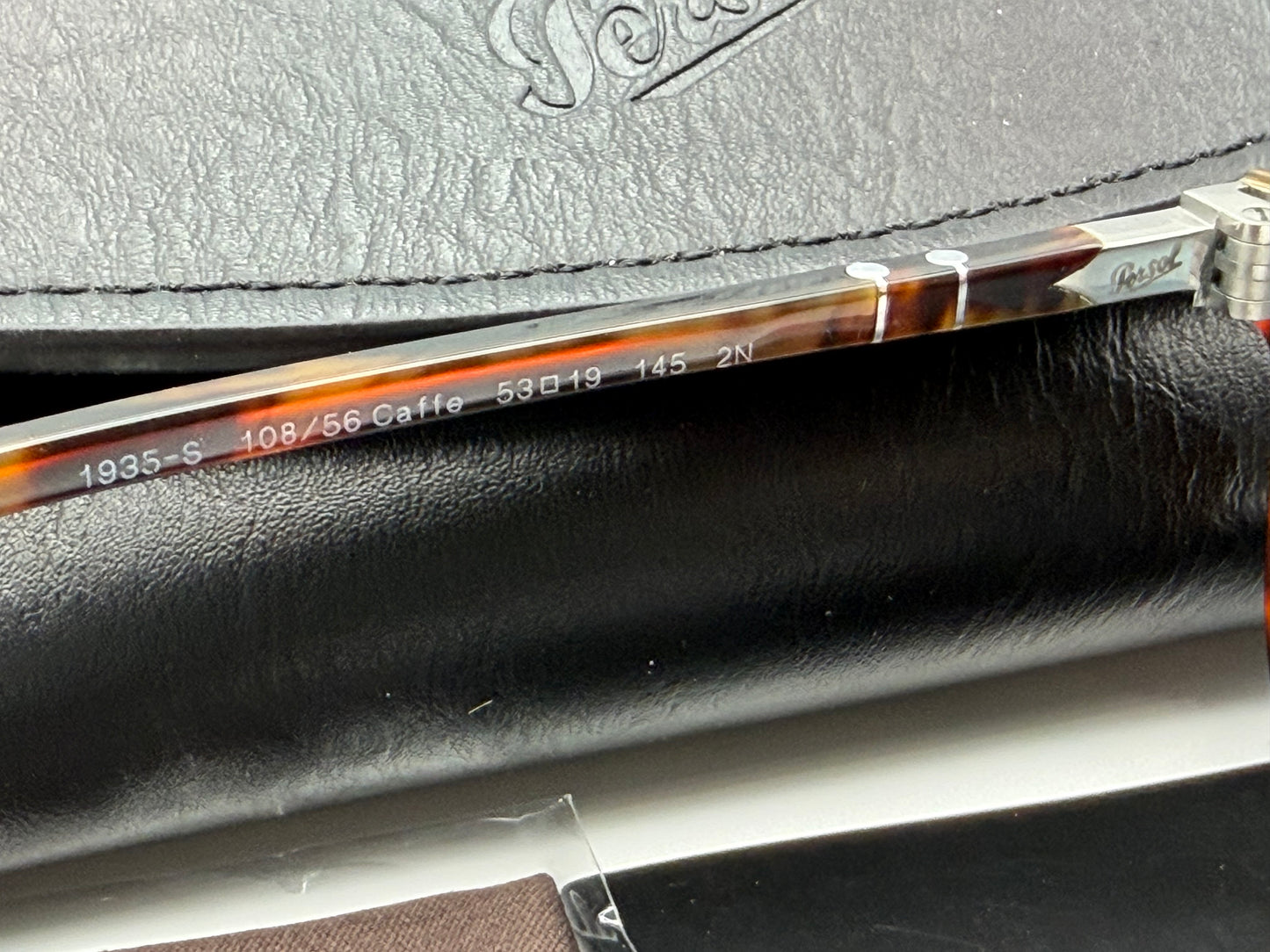 Persol PO 1935s 53mm Caffe / Light Blue Italy NEW