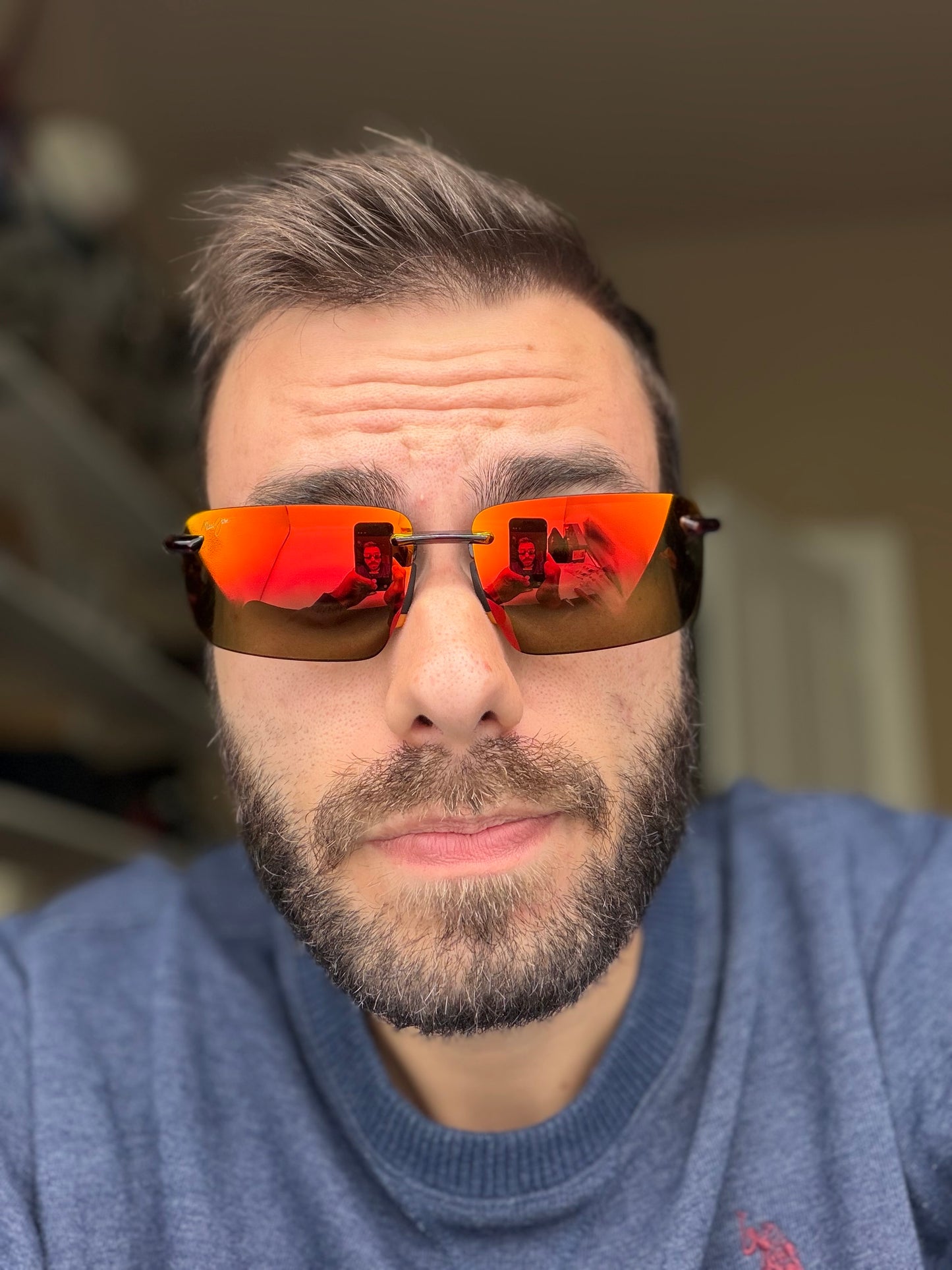 Maui Jim Laulima 61mm Shiny Red Havana Hawaii Lava MJ0626S Japan NEW