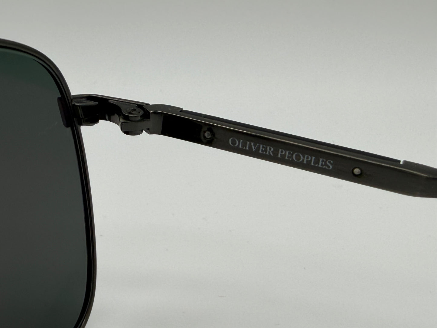 Oliver Peoples Linford 56mm Midnight Express Polarized / Antique Gold OV 1097 5095 / N5 Preowned