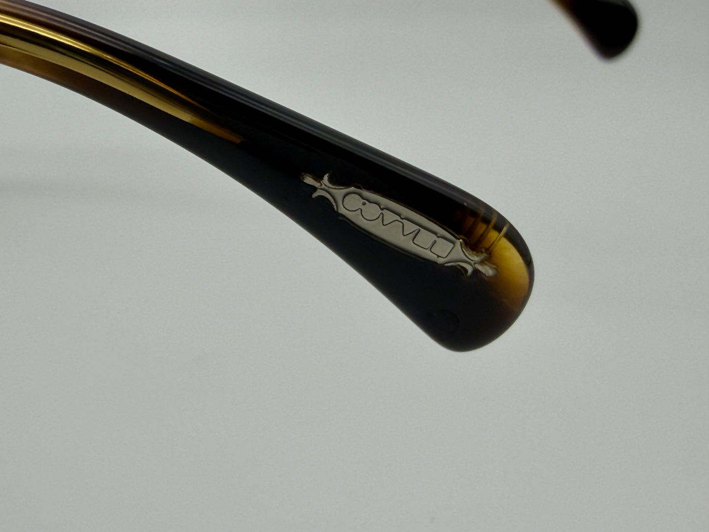 Oliver Peoples 53mm Finley Esq. Sun 100353 Cocobolo / Brown Glass Lens Italy Preowned