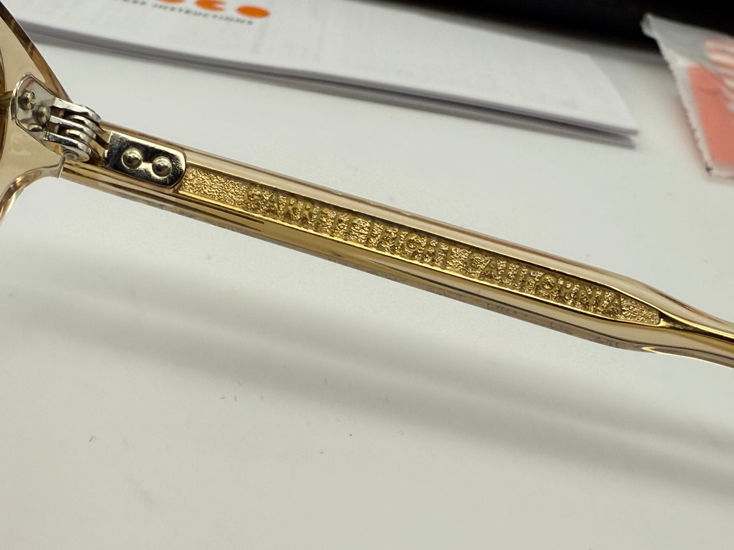 Garrett Leight Hayes Sun 52mm Brew / Pure Brown Polarized Glass Lens NEW