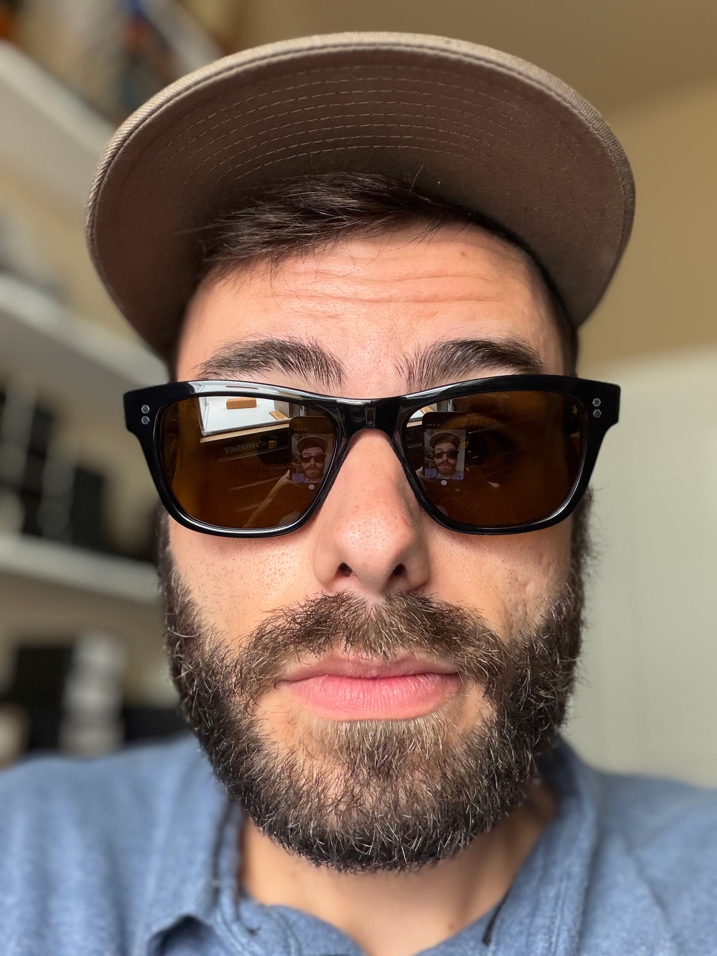 Mr. Leight 51mm Damone S Black Gunmetal / Mojave Brown Polarized Japan NEW