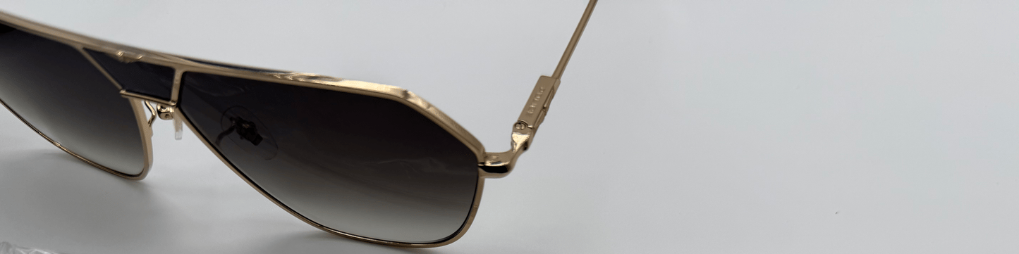 Police Sunglasses Horizon 8 62mm Gold / Brown Gradient SPLL89 300Y NEW