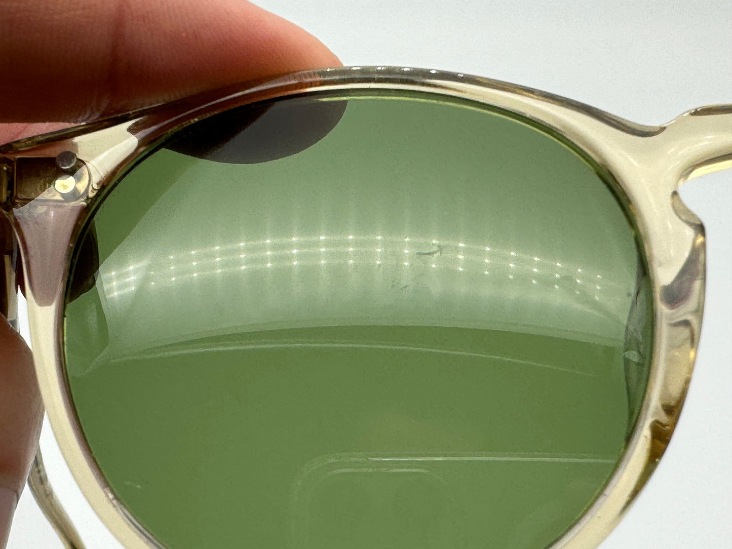 Oliver Peoples O’Malley NYC The Row 48mm OV 5183 sm Buff / Green C 155352 Preowned