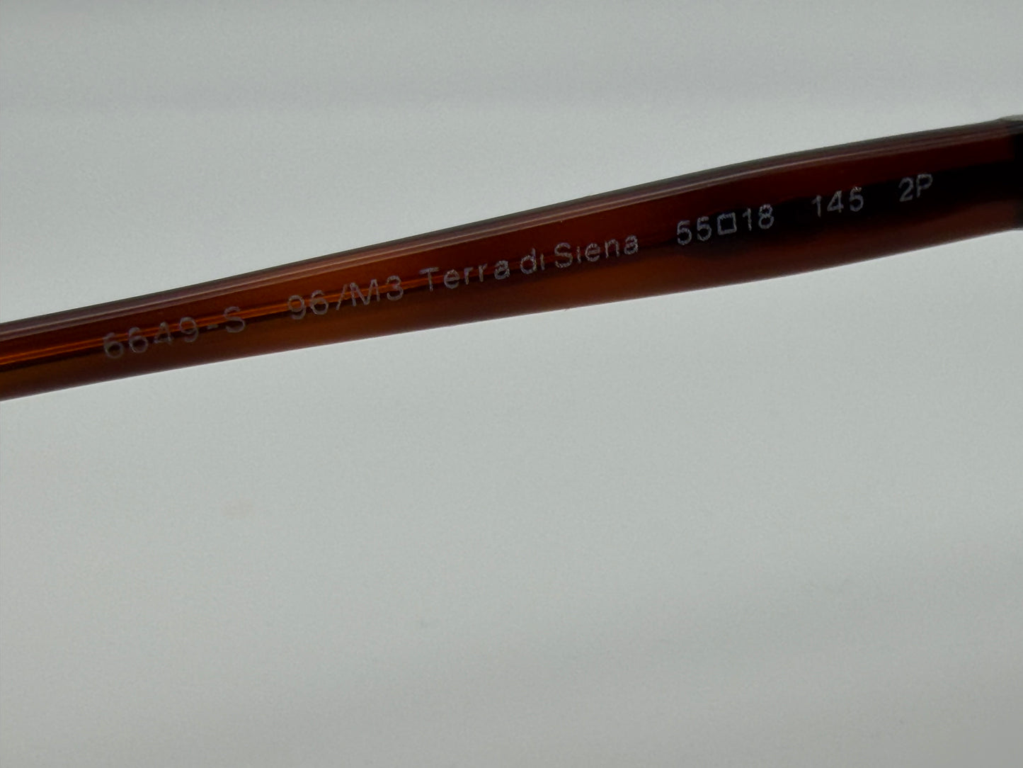 Persol PO 6649 S 96/M3 55 Terra Di Siena Brown/Grey Polarized Italy Open Box