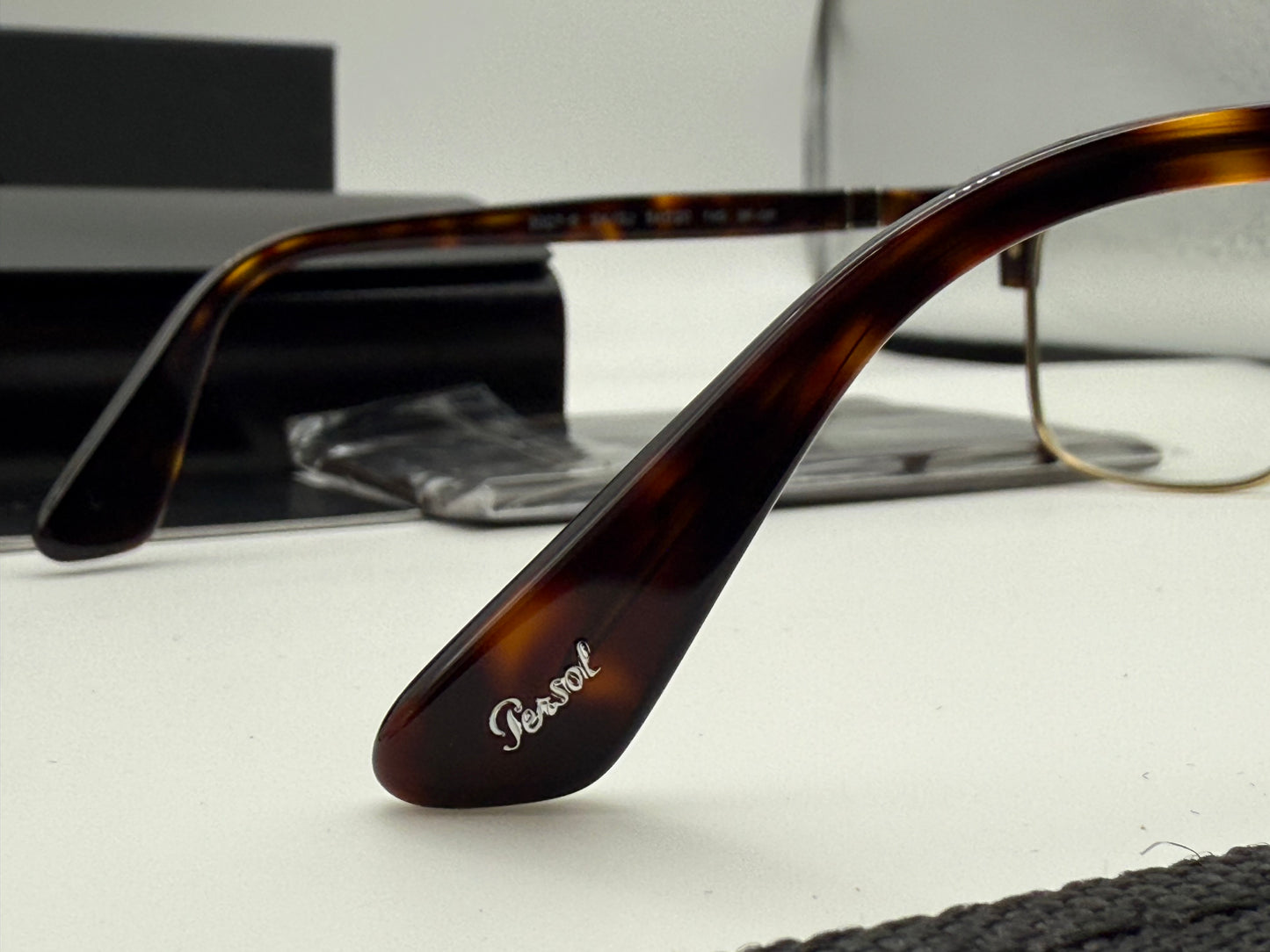 Persol PO 3327S 54mm Transitions Havana / Green 24 / GJ Italy NEW