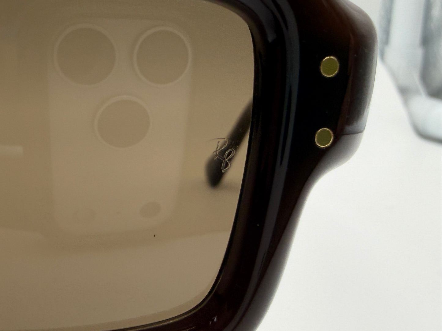 Ray-Ban FLACKO PUFFER 52mm  Polished Transparent Dark Brown / Dark Brown RB 4954 NEW