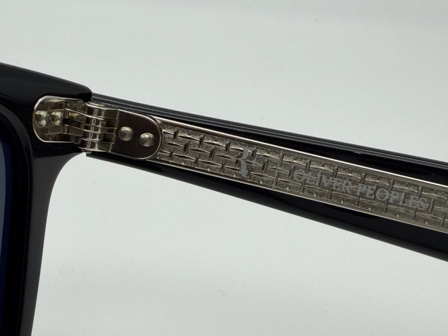 Oliver Peoples Mr. Federer II 52mm Black / Dark Slate OV 5592 149287 Italy Preowned