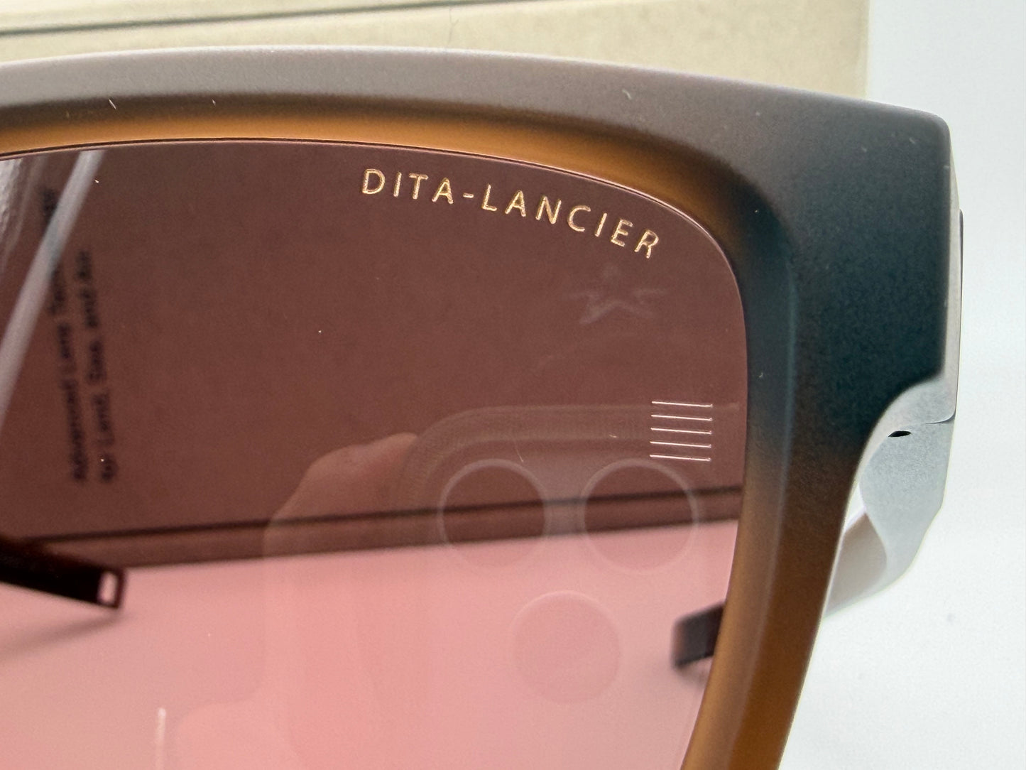 Dita Lancier 54mm LSA - 712 Gold Sand / Copperhead Brown  Land Lens - Brown Polarized Japan NEW