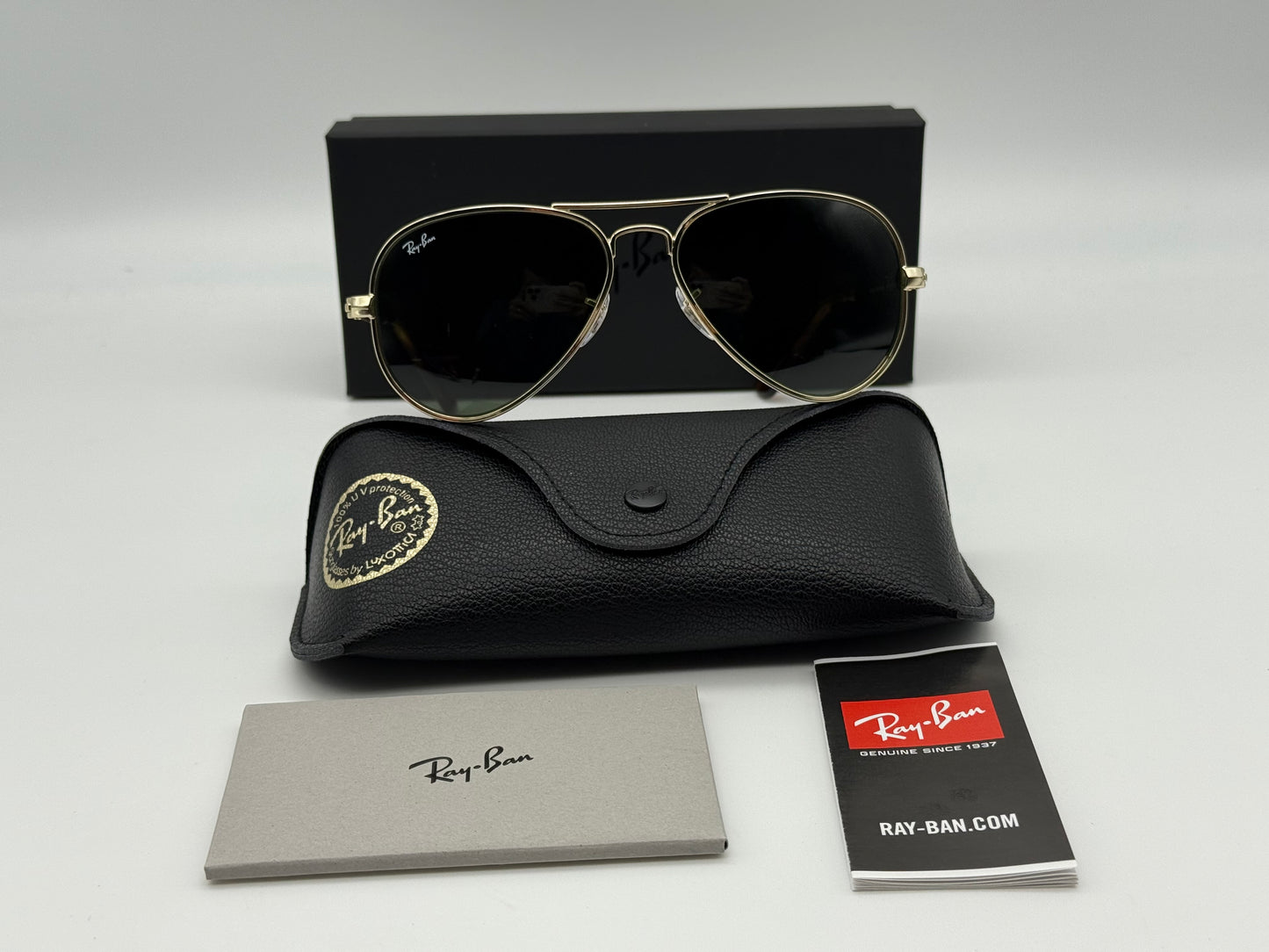 Ray-Ban Aviator Max 58mm Gold / G 15 001 / 31 Italy NEW