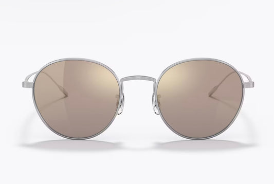Oliver Peoples Altair 50mm Silver / Chrome Taupe Photochromic OV 1306 50365D Titanium Japan NEW