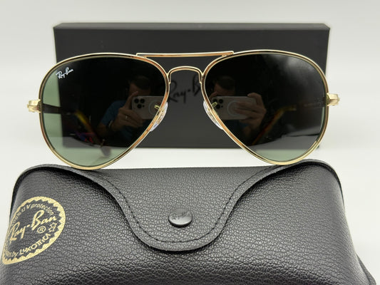 Ray-Ban Aviator Max 58mm Gold / G 15 001 / 31 Italy NEW
