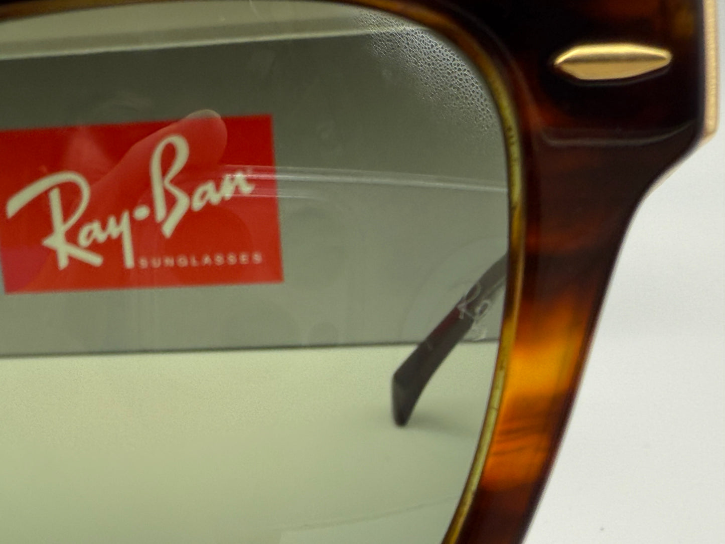Ray-Ban RB 0707 SM 53mm Stripped Havana / Green Vintage 954 / G4 Italy NEW