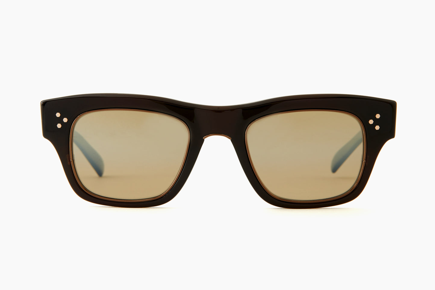 Mr. Leight GO S 48mm Chocolate Gold / Cognac Polarized Japan NEW