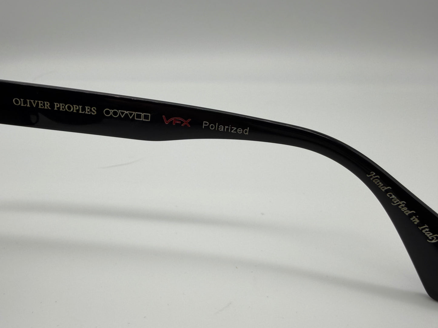 Oliver Peoples Jack Huston 52mm Black / Midnight Express Polarized VFX Glass Lenses OV 5302 1005P1 Italy Preowned