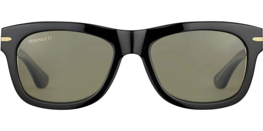 Serengeti FOYT Large 58mm Shiny Black Transparent Polarized 555nm Photochromic SS550003 NEW