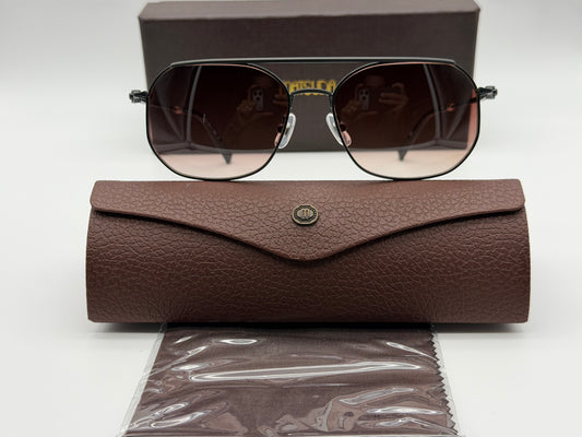 Matsuda M 3069 56mm Matte Black / Brown Gradient NEW