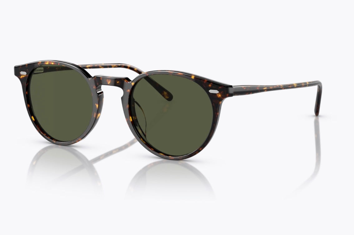 Oliver Peoples N.02 48mm Atago Tortoise / G-15 Crystal Only Collection Japan Missing Box