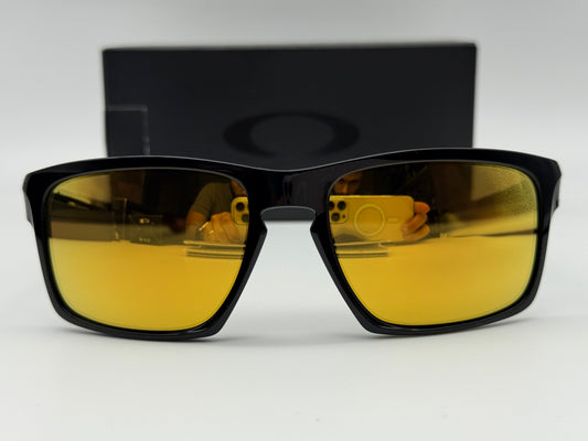 Oakley Sliver 57mm Polished Black / 24K Gold Iridium OO9262 05 Made in USA NEW