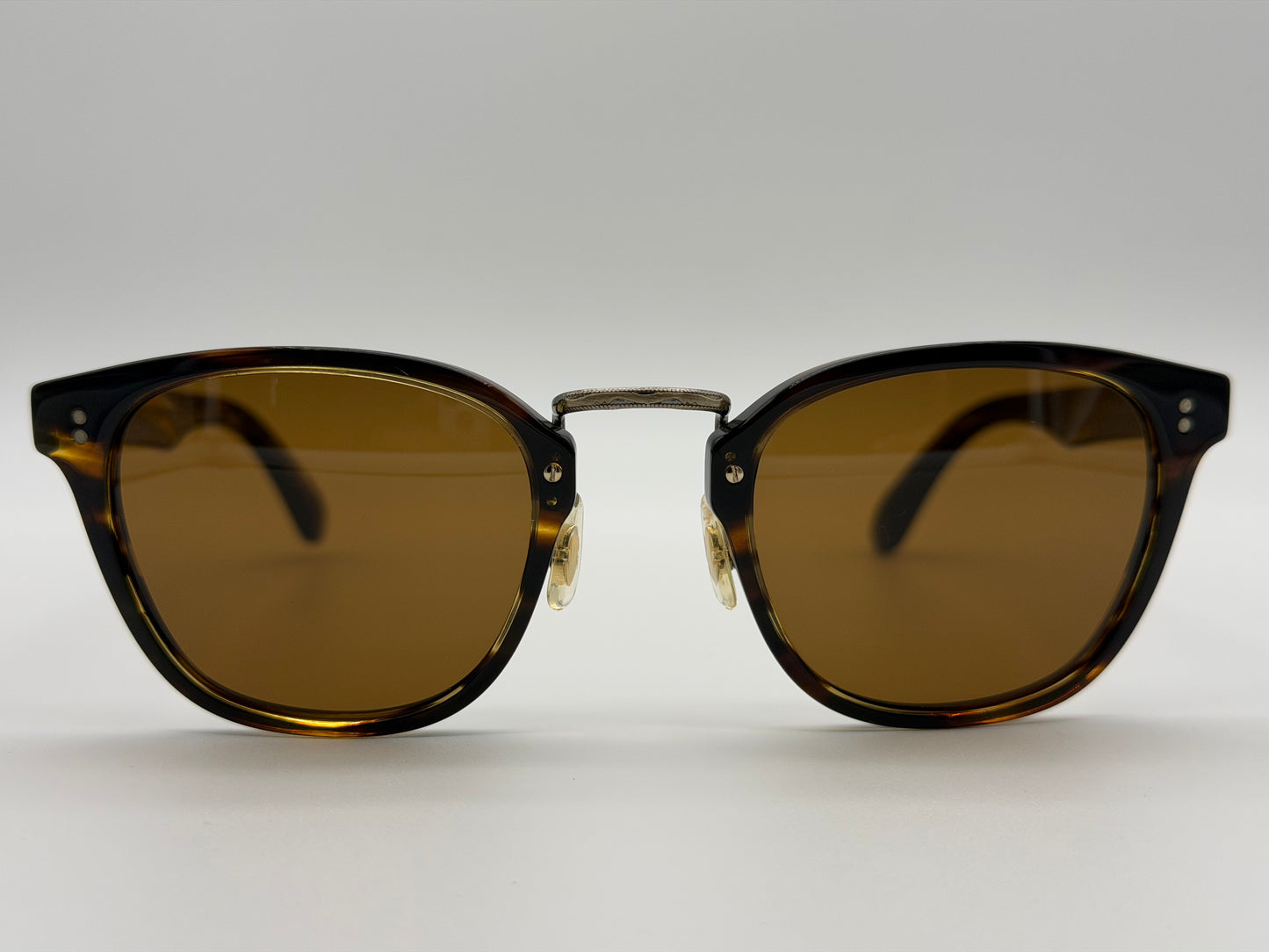 OLiver Peoples Lerner 50mm OV 5369S 100353 COCOBOLO / Brown Glass Italy Preowned