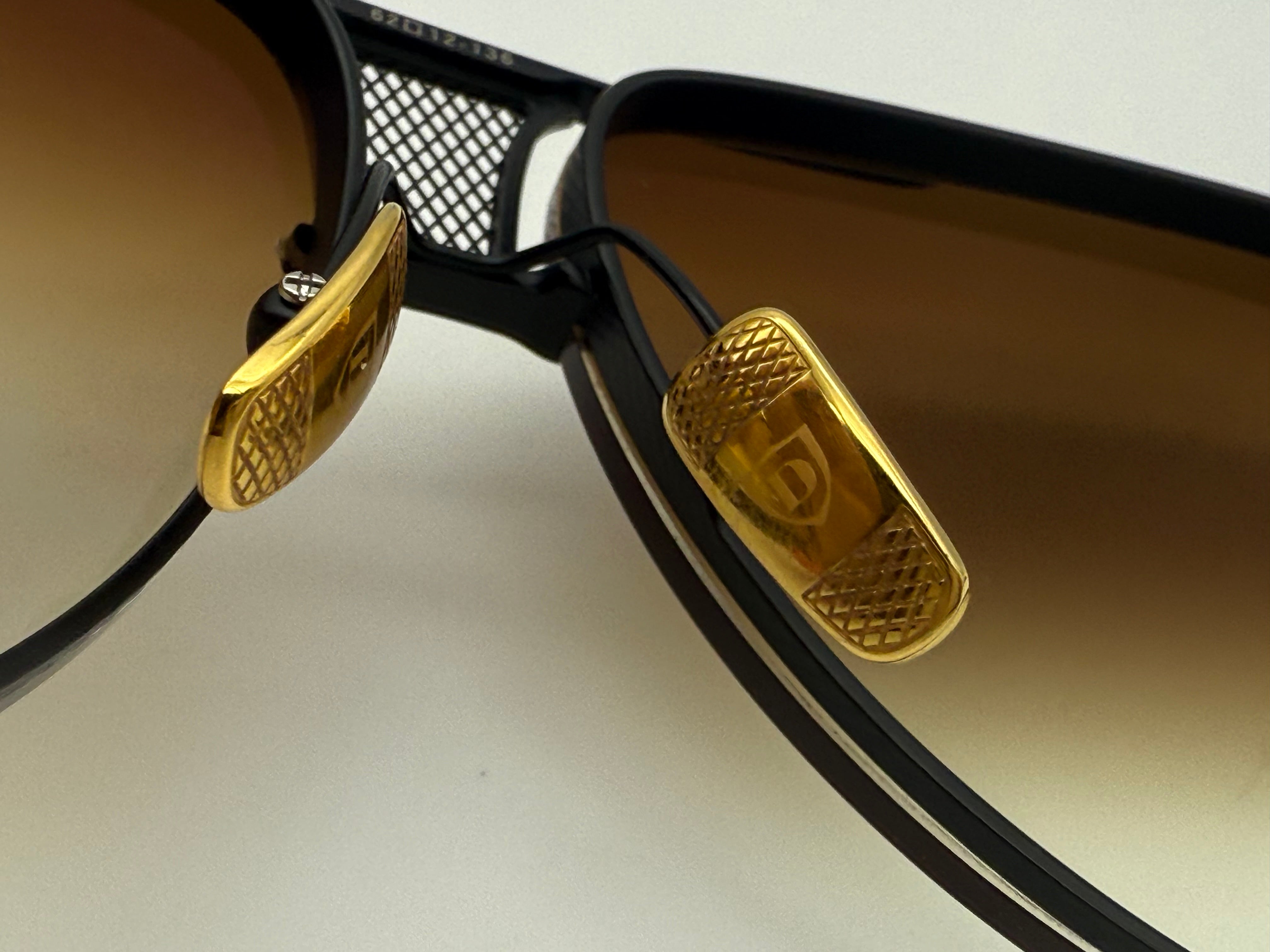 DITA DECADE TWO 62mm Brown Gradient / Black Gold titanium DRX-2082