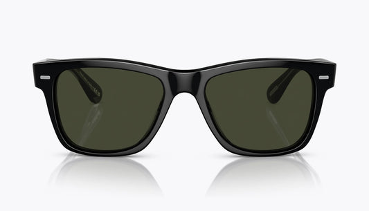 Oliver Peoples OLIVER SUN 51mm OV 5393SU Black/G-15 Polarized (1492/P1) Sunglasses Preowned