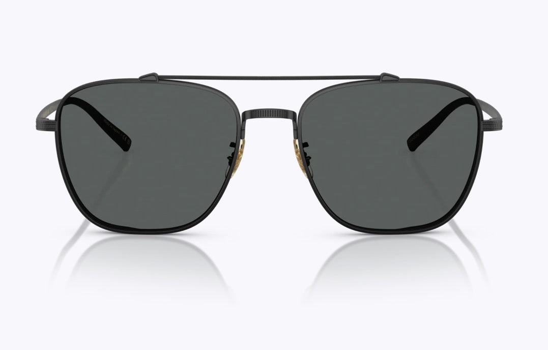Oliver Peoples Avison 55mm Matte Black Titanium / Midnight Express Polarized OV 1349ST 5017 P2 Japan NEW