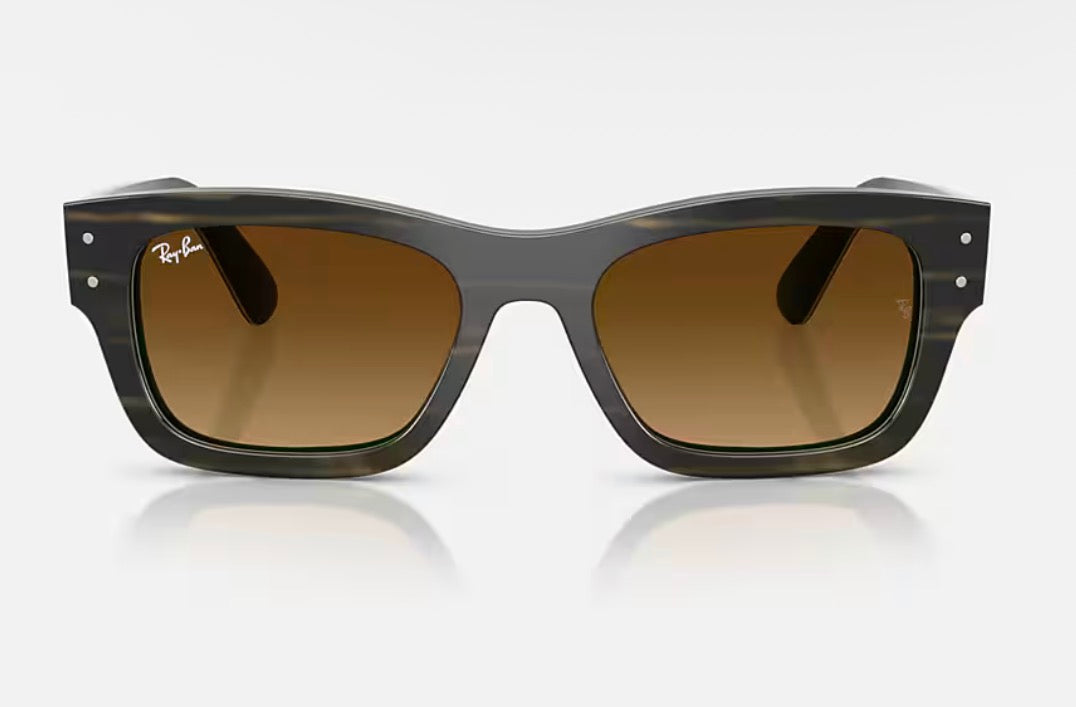 Ray's③ Ray-Ban Joseph 55mm RB 7683 s Stripped Brown / Brown Gradient