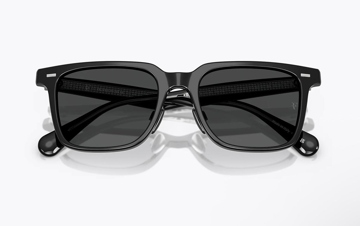 Oliver Peoples Mr. Federer II 52mm Black / Dark Slate OV 5592 149287 Itlay Open Box