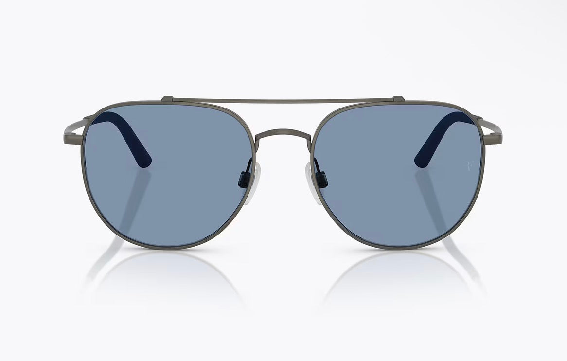 Oliver Peoples R 10 54mm 533980 Pewter / Marine Roger Federer Italy Preowned