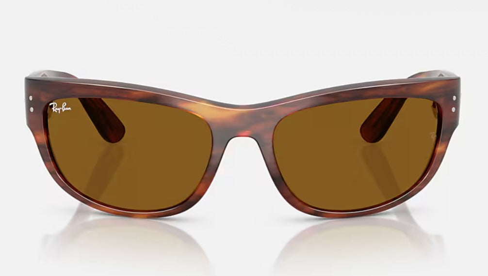 Ray-Ban Mega Balorama 60mm Stripped Havana / Brown B-15 954 / 33 NEW