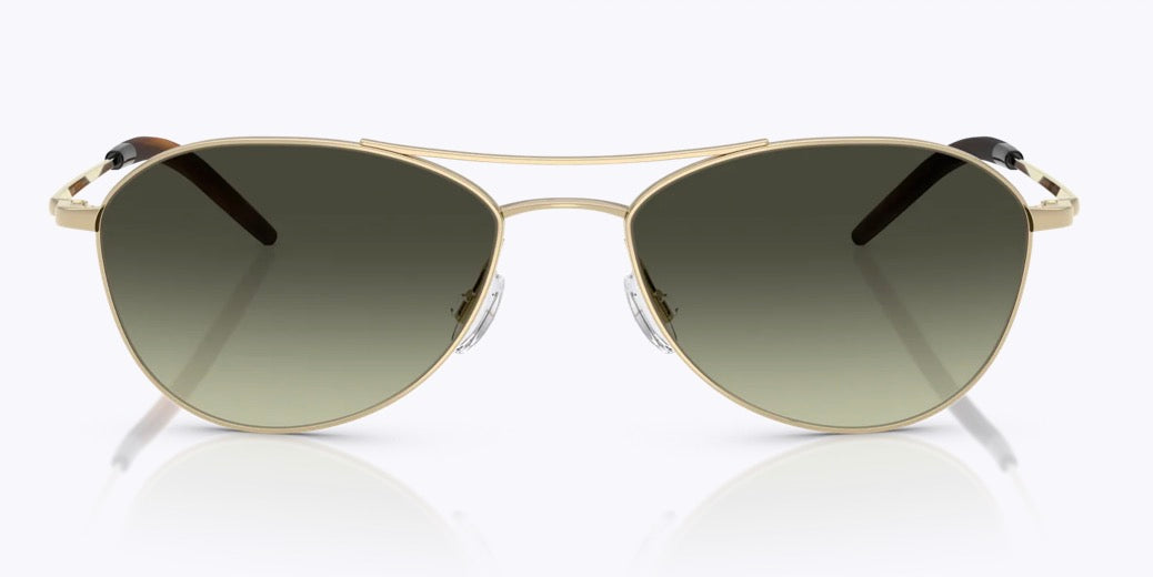 Oliver Peoples Aero II Gold / G 15 Gradient OV 1358S 5035 BH Italy NEW