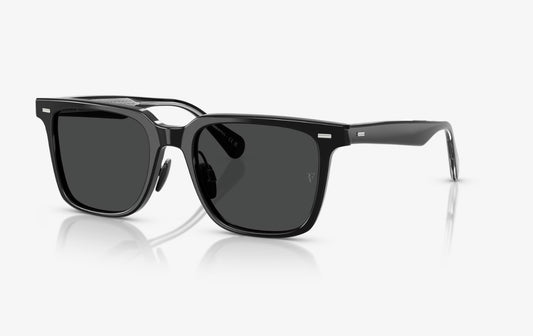 Oliver Peoples Mr. Federer II 52mm Black / Dark Slate OV 5592 149287 Italy Preowned