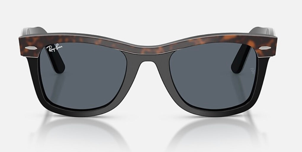 Ray-Ban Wayfarer Street Neat 50mm Polished Havana On Black / Blue Crystal RB 2240 1441 / R5 NEW