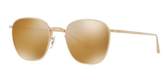 Oliver Peoples x The Row Board Meeting 2 49mm OV 1230ST 5252W4 Brushed Gold / Goldtone Titanium Japan preowned