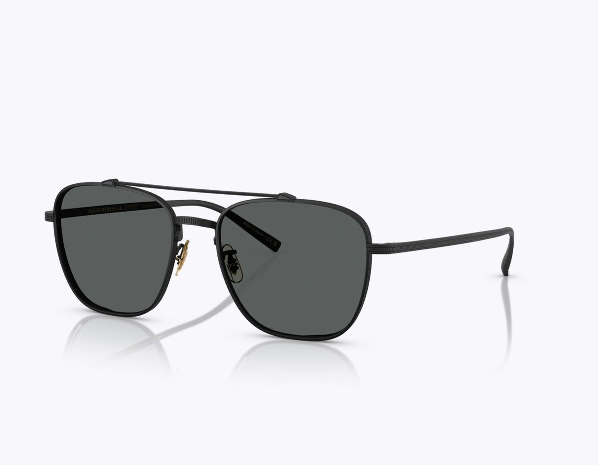 Oliver Peoples Avison 55mm Matte Black Titanium / Midnight Express Polarized OV 1349ST 5017 P2 Japan NEW