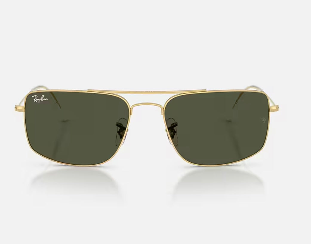 Ray-Ban Explorer III 59mm Gold / G 15 RB 3779 001/31 NEW