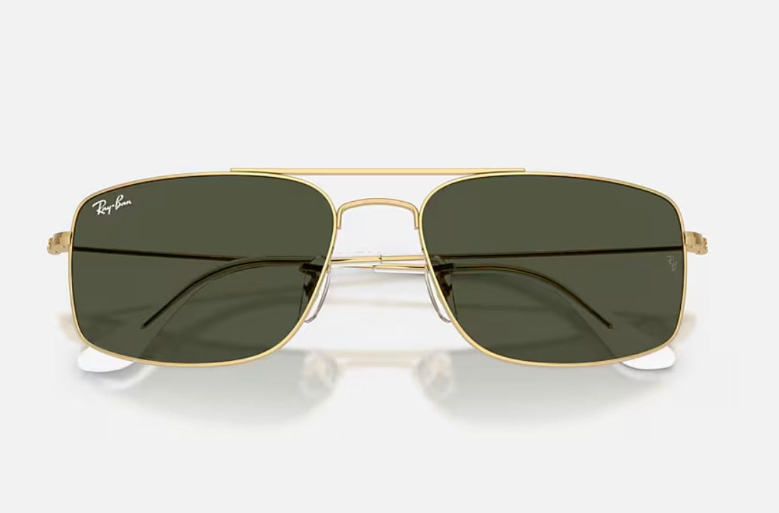 Ray-Ban Explorer III 59mm Gold / G 15 RB 3779 001/31 NEW