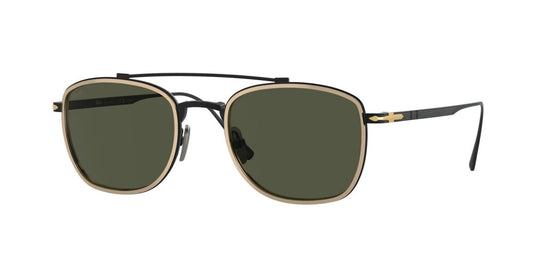 Persol PO 5005 ST 50mm Titanium Black / Gold Green 800831 Made In Japan NEW