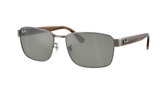 Ray-Ban RB 3750 59mm Copper / Silver Mirror Green Glass Lens 9259 / 40 NEW