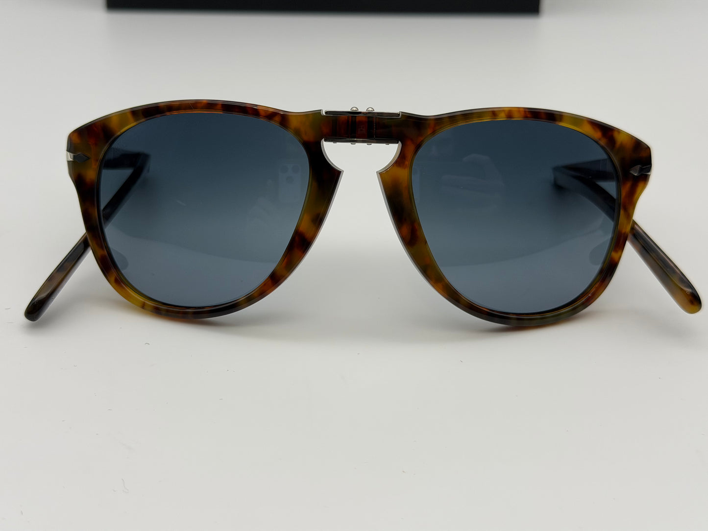 Persol 714 SM 54mm Caffe Light Blue Gradient Dark Blue Polarized 0108S3 Steve McQueen Italy NEW