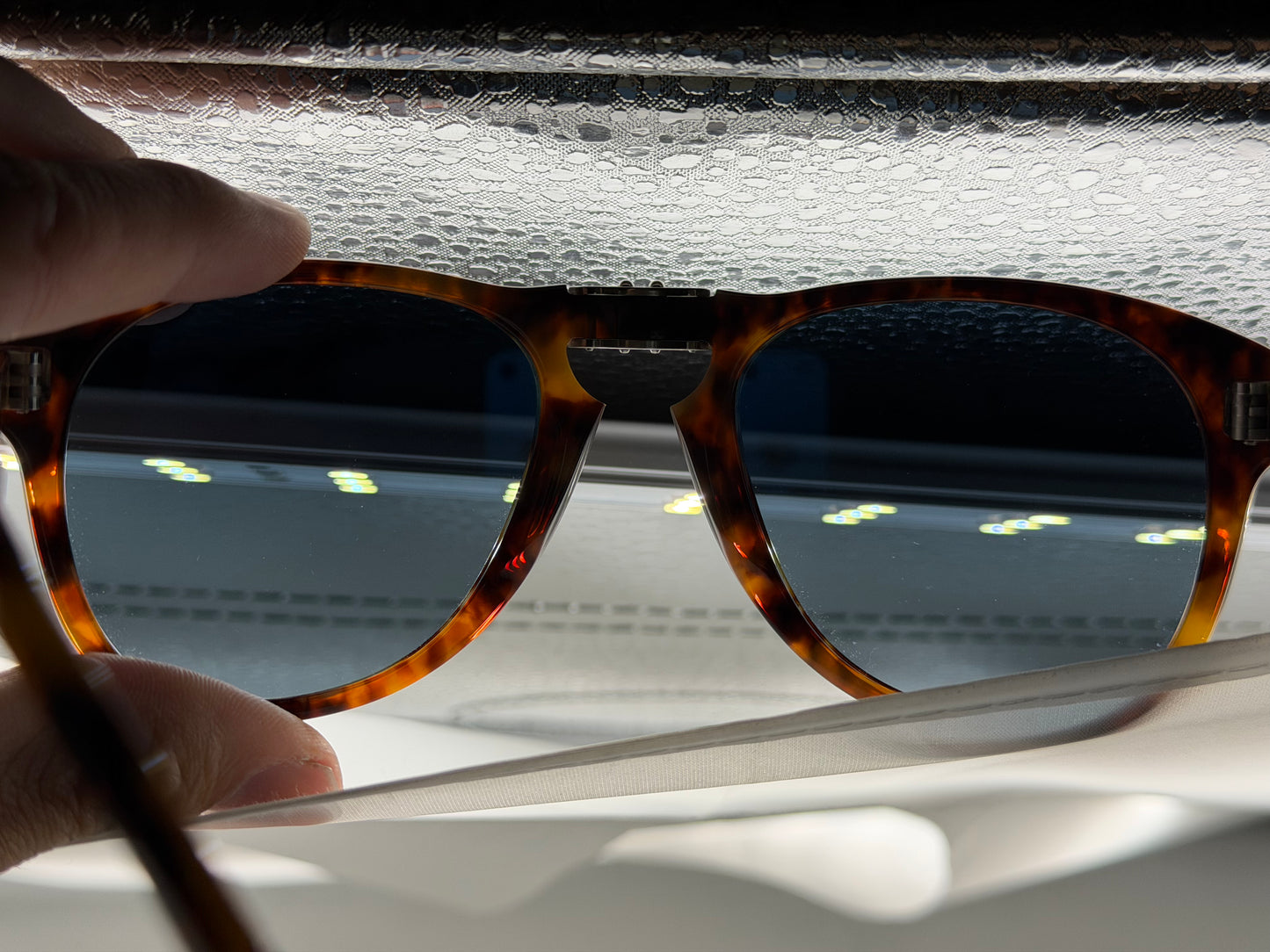 Persol 714 SM 54mm Caffe Light Blue Gradient Dark Blue Polarized 0108S3 Steve McQueen Italy Open Box