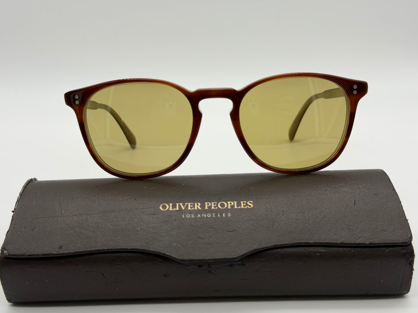Oliver Peoples Finley Esq Sun 51mm OV 5298 SU Havana Brown / Photochromic 14374C Preowned