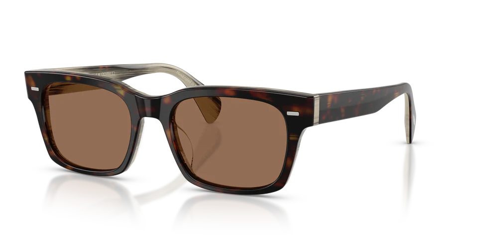 Oliver Peoples  RYCE SUN OV 5332 SU 54mm 362 / Horn - Brown Lens Italy Open Box