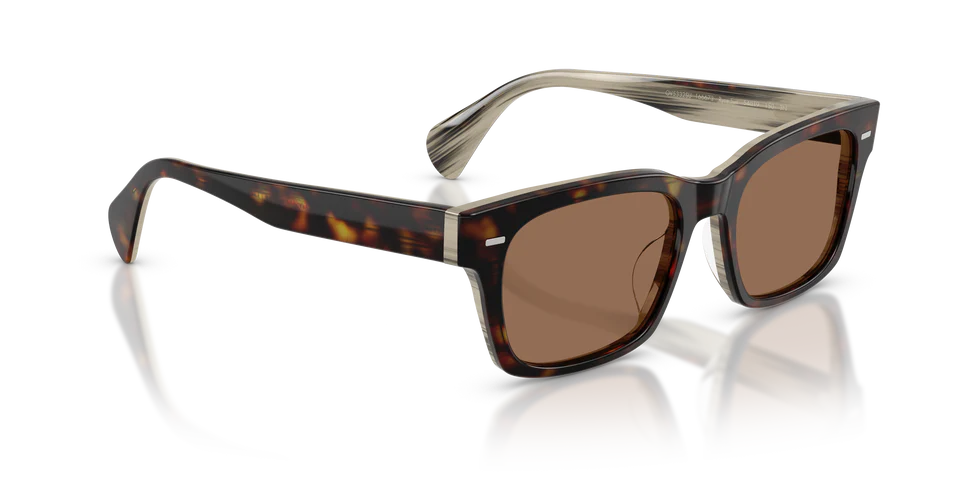 Oliver Peoples  RYCE SUN OV 5332 SU 54mm 362 / Horn - Brown Lens Italy Open Box