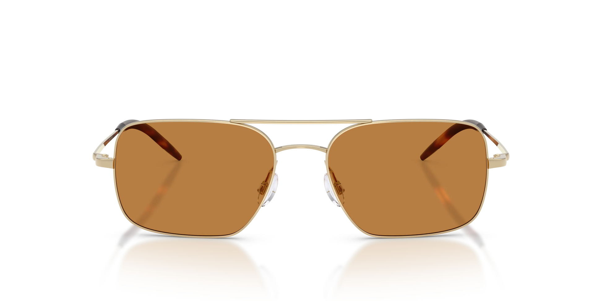 バリオス Oliver Peoples Victory II 55mm Gold / Cognac Crystal Lens OV 1373